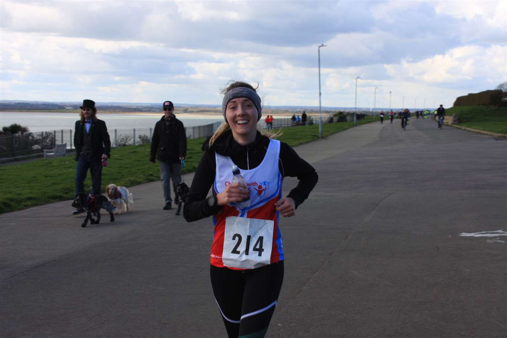 Emily Wakelen after the Thanet 20 Mile Road Race