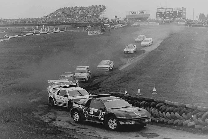 Brands Hatch hosted the British Rallycross Grand Prix from 1982 to 1995
