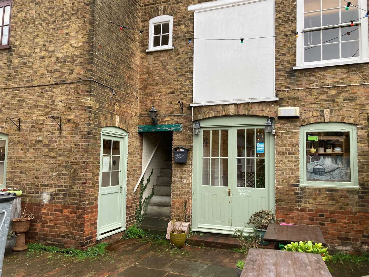 The Yard café in Faversham has closed