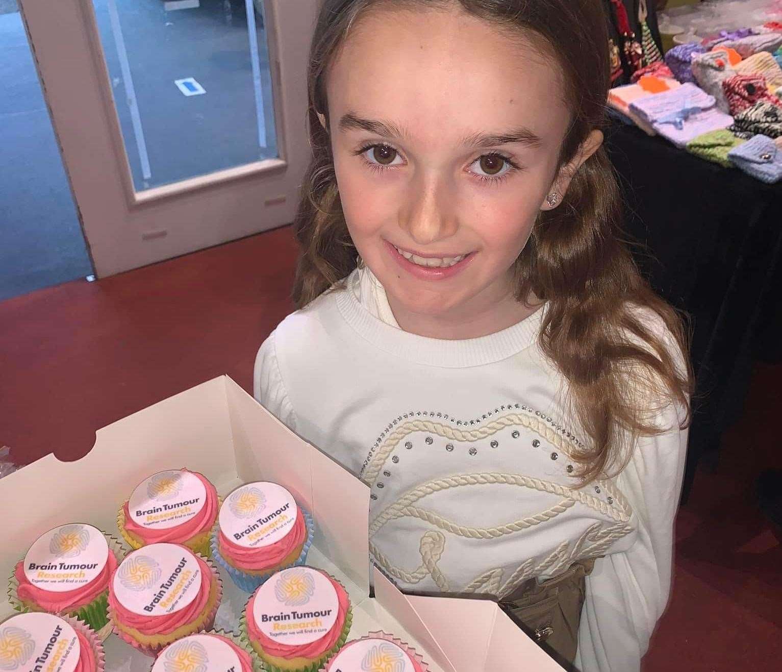 Layla raising funds for Brain Tumour Research