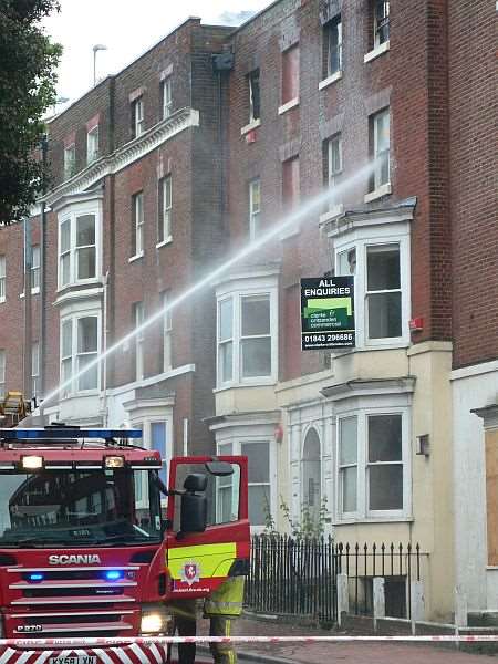 Blaze in Hawley Street