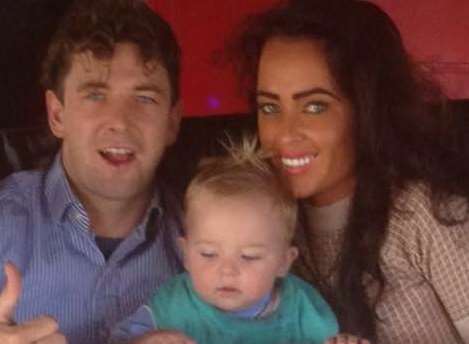 Crash victim Paddy Nolan with his family