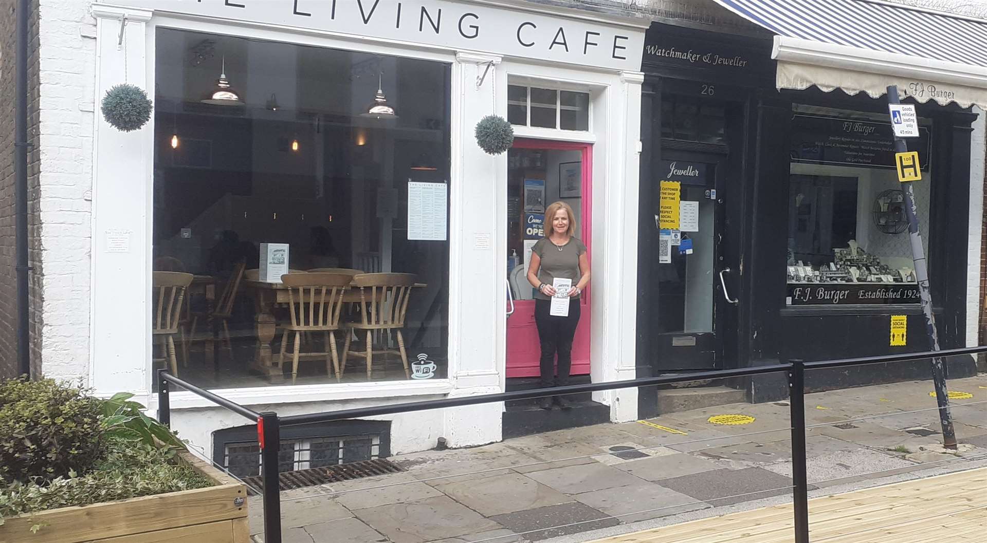 Marion Letham runs The Living Cafe with her husband Patrick