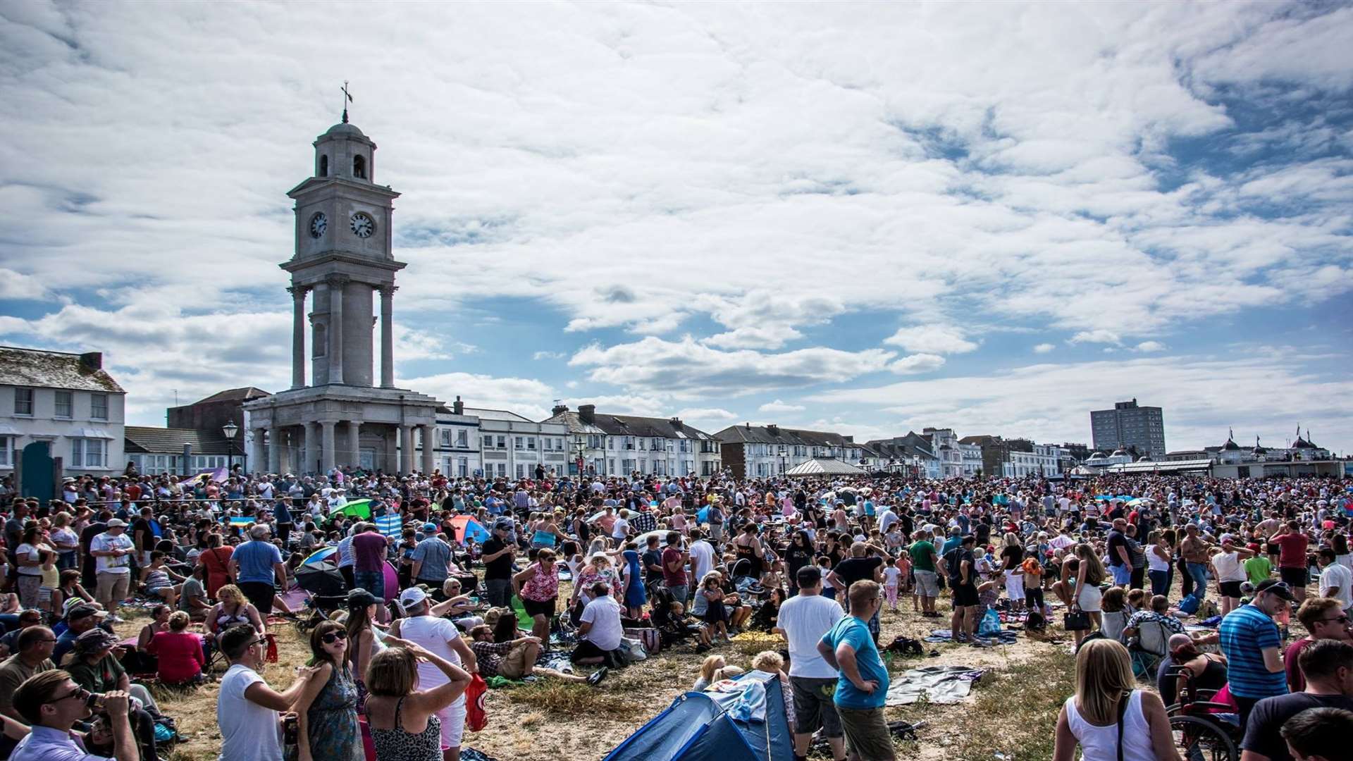 Crowds watched the Herne Bay Airshow last year