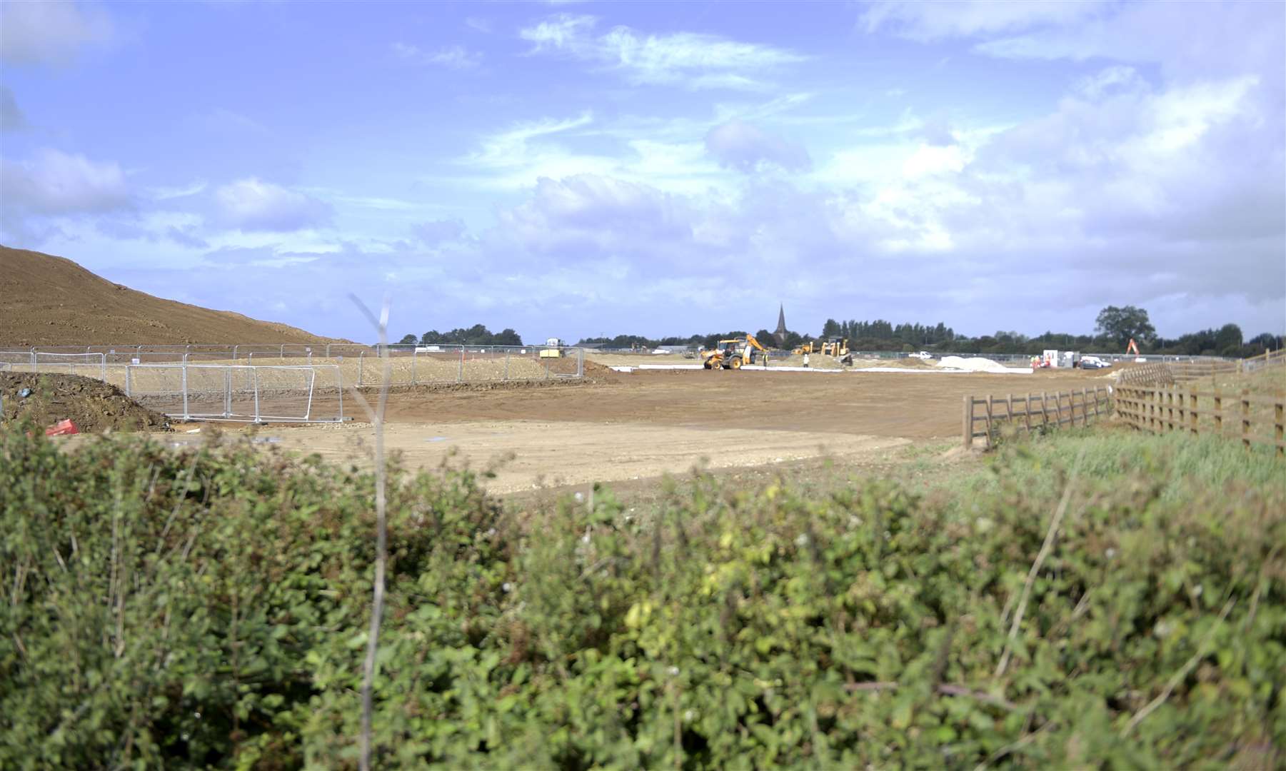 Work started on the site in July. Picture: Barry Goodwin