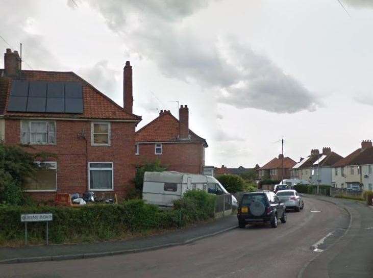 Queens Road in Aylesham, near Canterbury. Picture credit: Google Street View. (11075655)