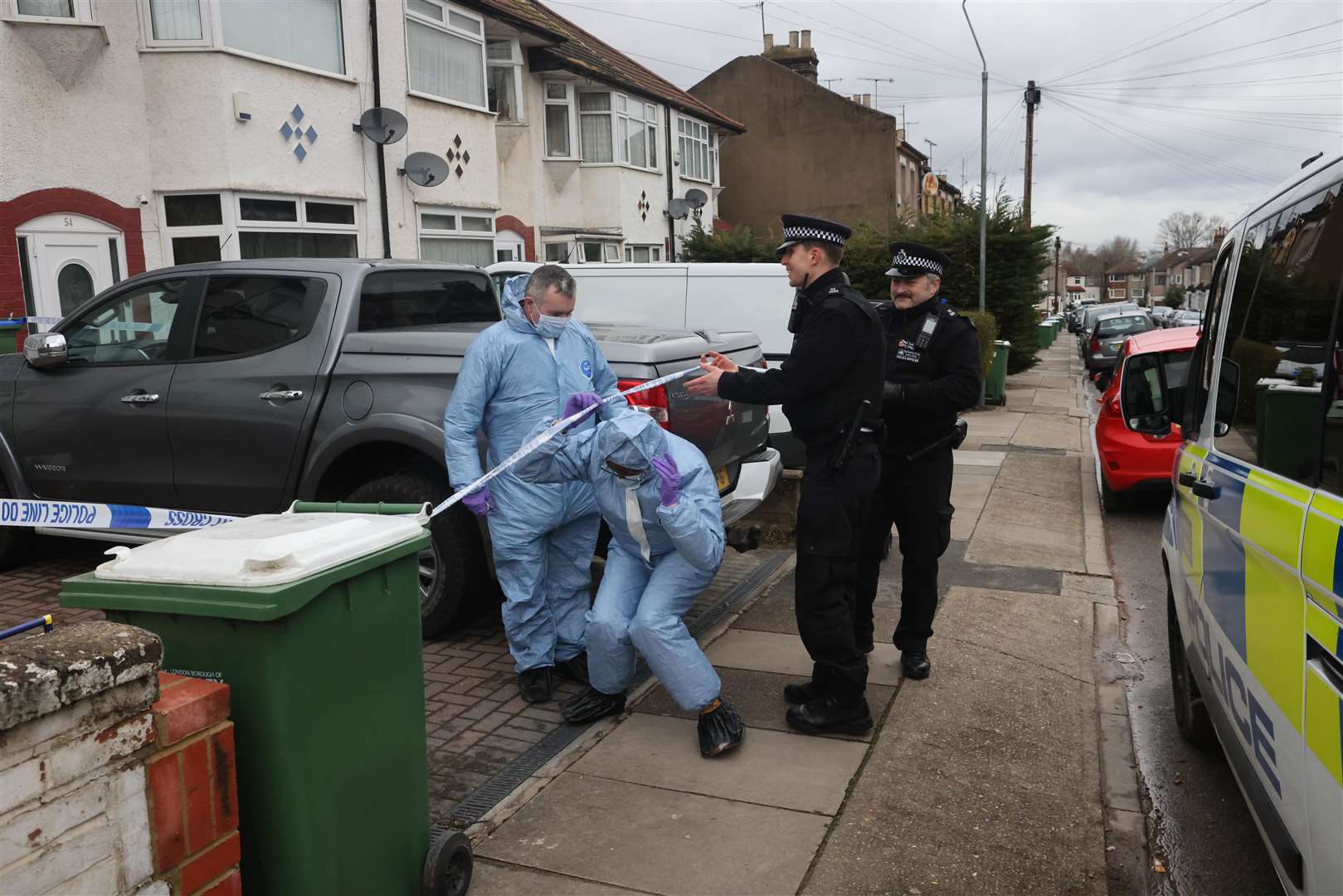 Officers were called after concerns were raised over the family's welfare. Picture: UKNIP
