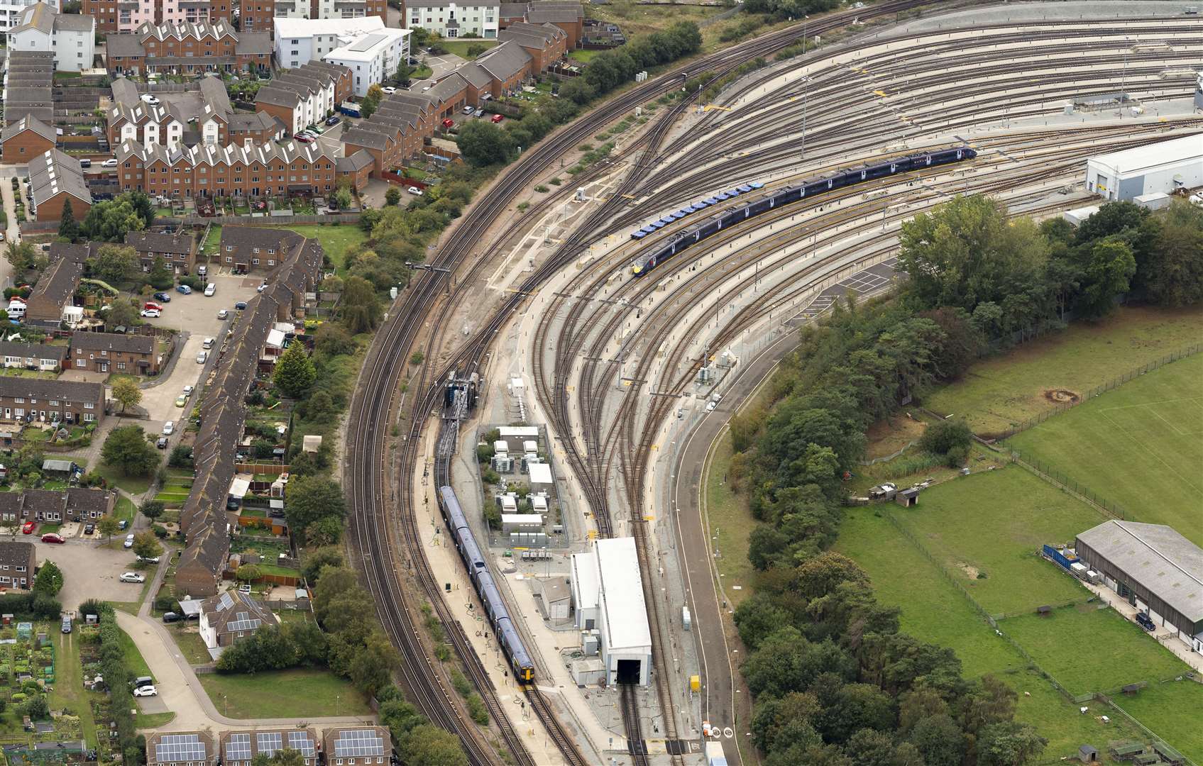 Ashford is home to a major Hitachi railway depot. Picture: Ady Kerry/Ashford Borough Council