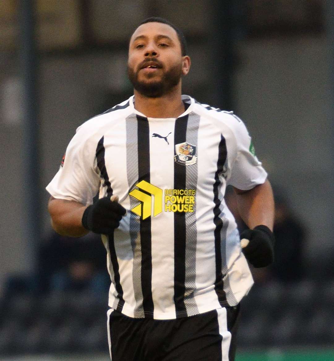 Keiran Murtagh's starting role for Dartford against Slough was his first since December. Picture: Simon Hildrew