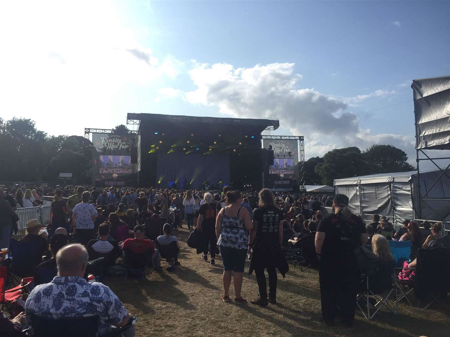It was perfect festival weather at Mote Park yesterday