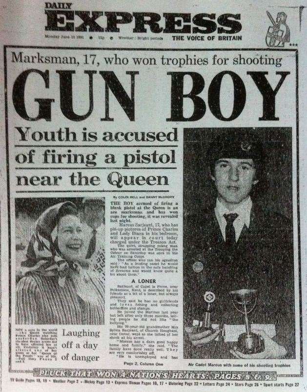 Teenager from Folkestone tried to shoot the Queen during Trooping ...
