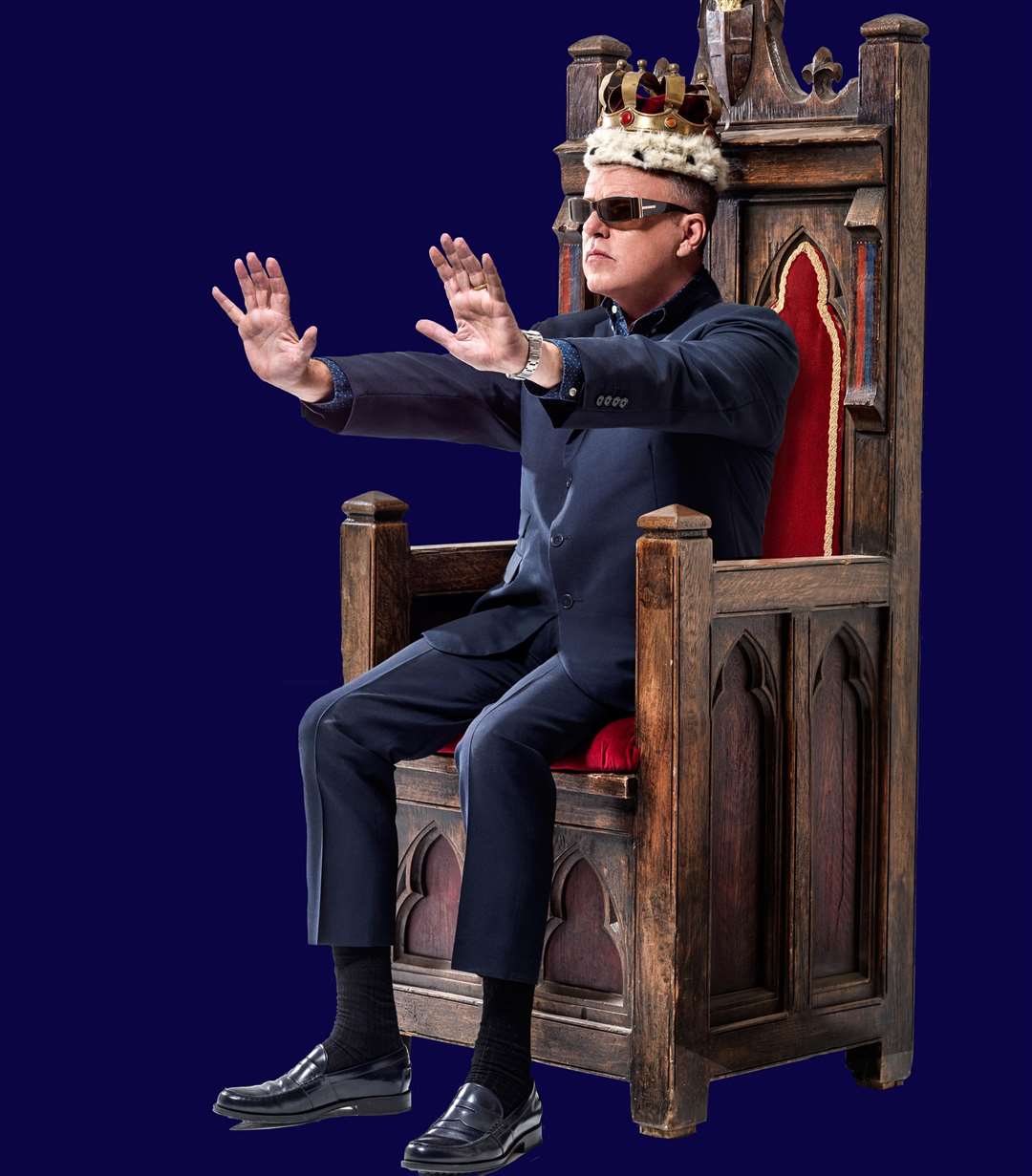 Suggs will be talking from his throne