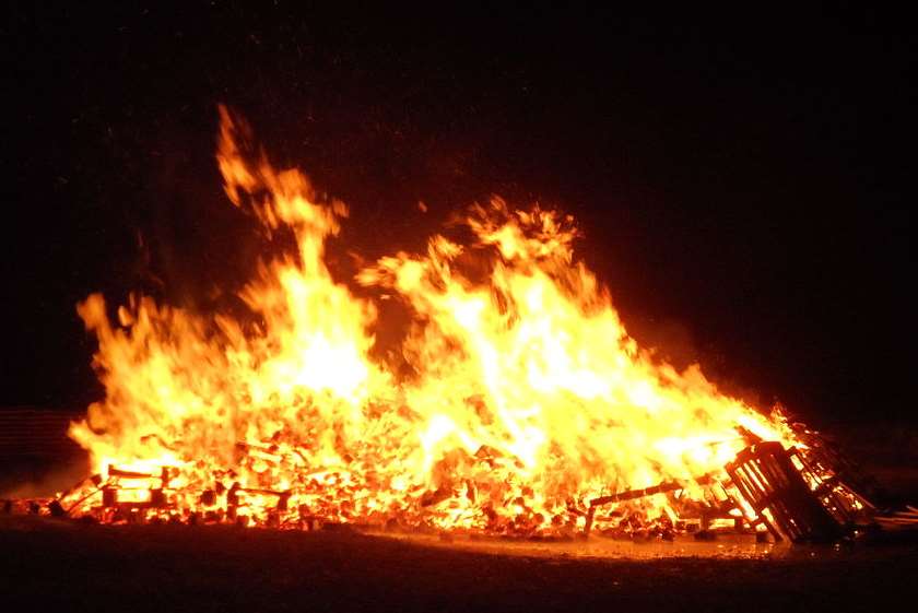 Bonfire Night has been celebrated at Tyler Hill for more than three decades