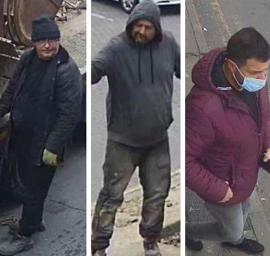 Police would like to identify these three men