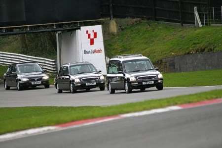 The tribute to racing fan Michael Owen at Brands Hatch