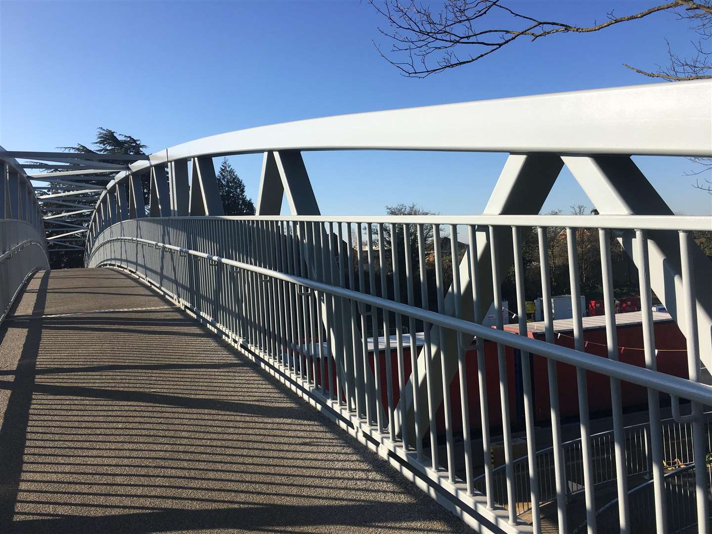 Guard rails are higher on Teapot Lane bridge in Aylesford than some older bridges (7445573)