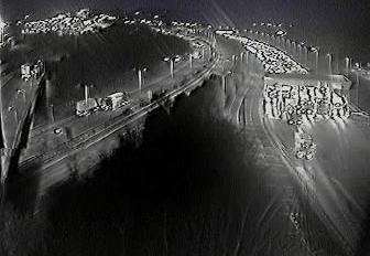 Traffic being held after the crash on the M20. Picture: Highways England (6453857)