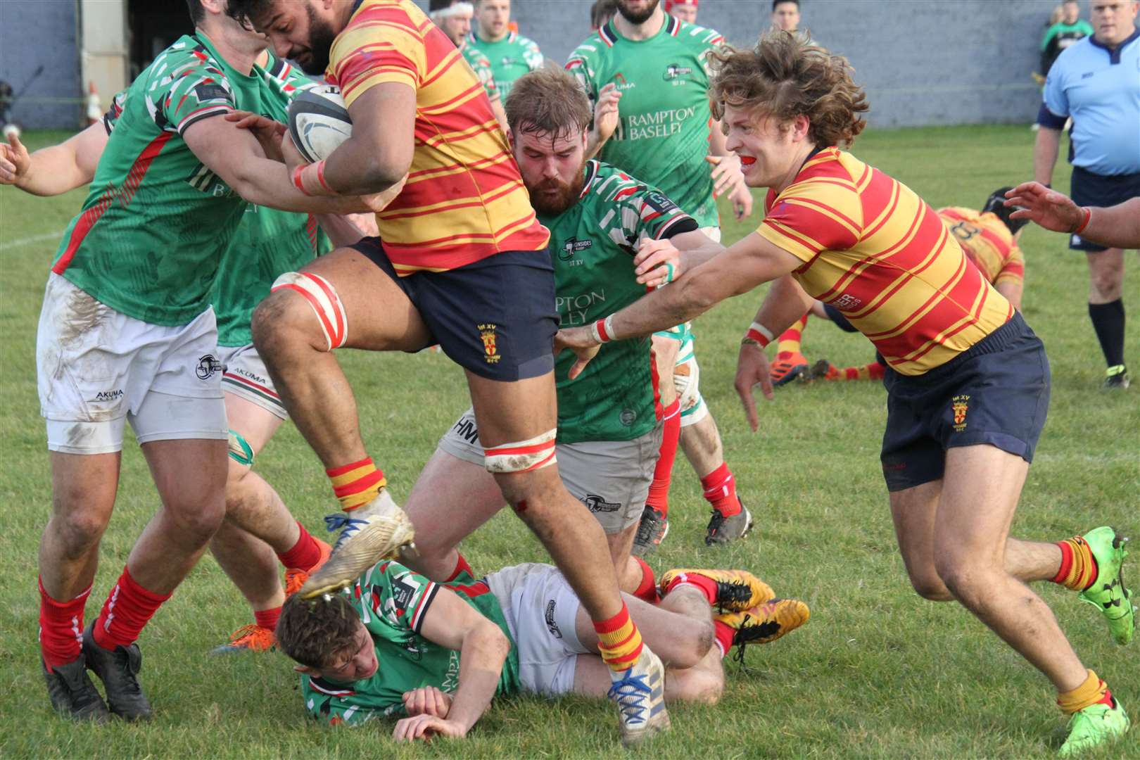 Medway defeated Battersea Ironsides 30-5 in London 1 South. Picture: Paul Wardzynski