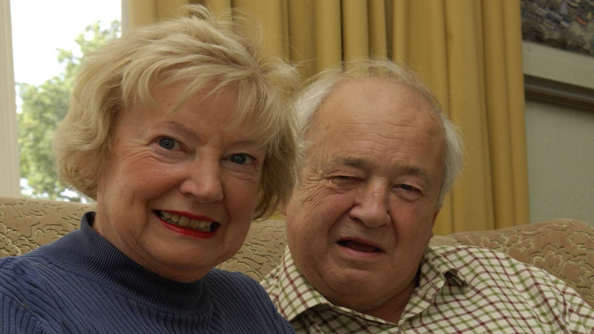 Lady Peggy and former MP Sir Keith Speed at home in Rolvenden