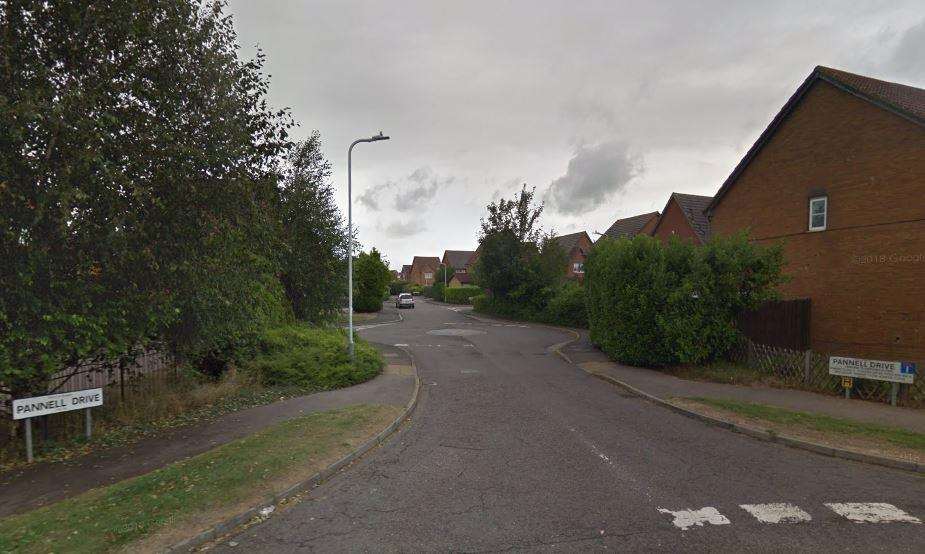 General view of Pannell Drive, Hawkinge. Credit: Google Maps