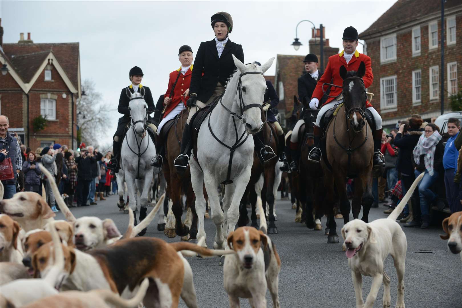 The annual Boxing Day hunt in Tenterden