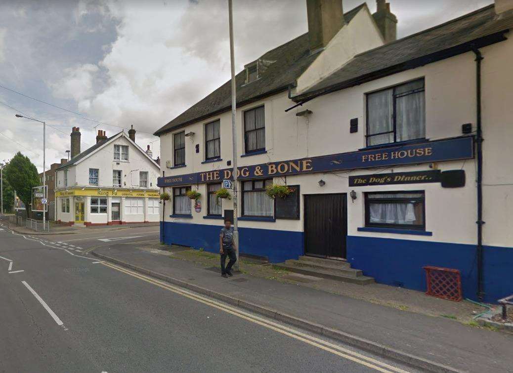 The incident happened in Jeffrey Street, opposite the Dog and Bone pub