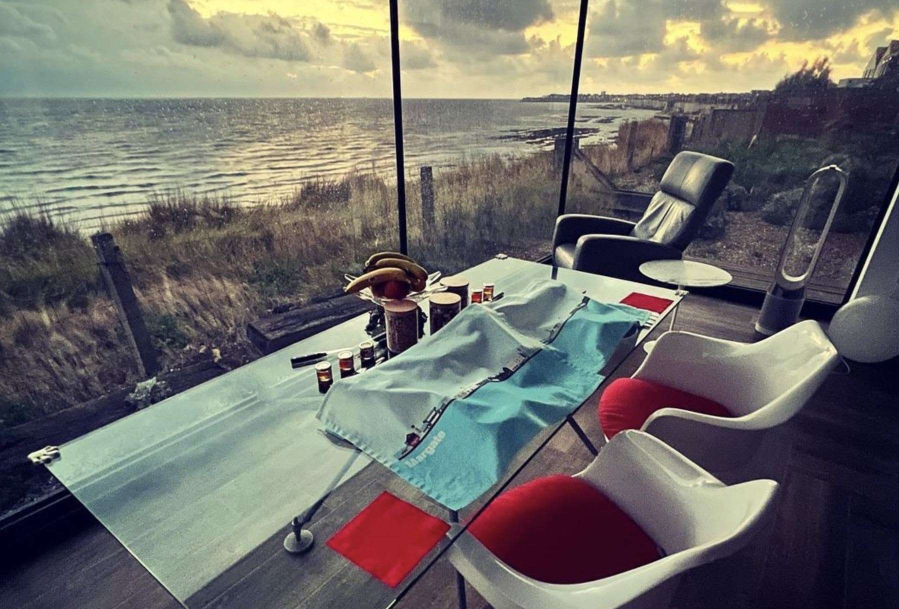 Guests can soak in a sea view while they eat a home-cooked breakfast. Photo: Niel Tuson