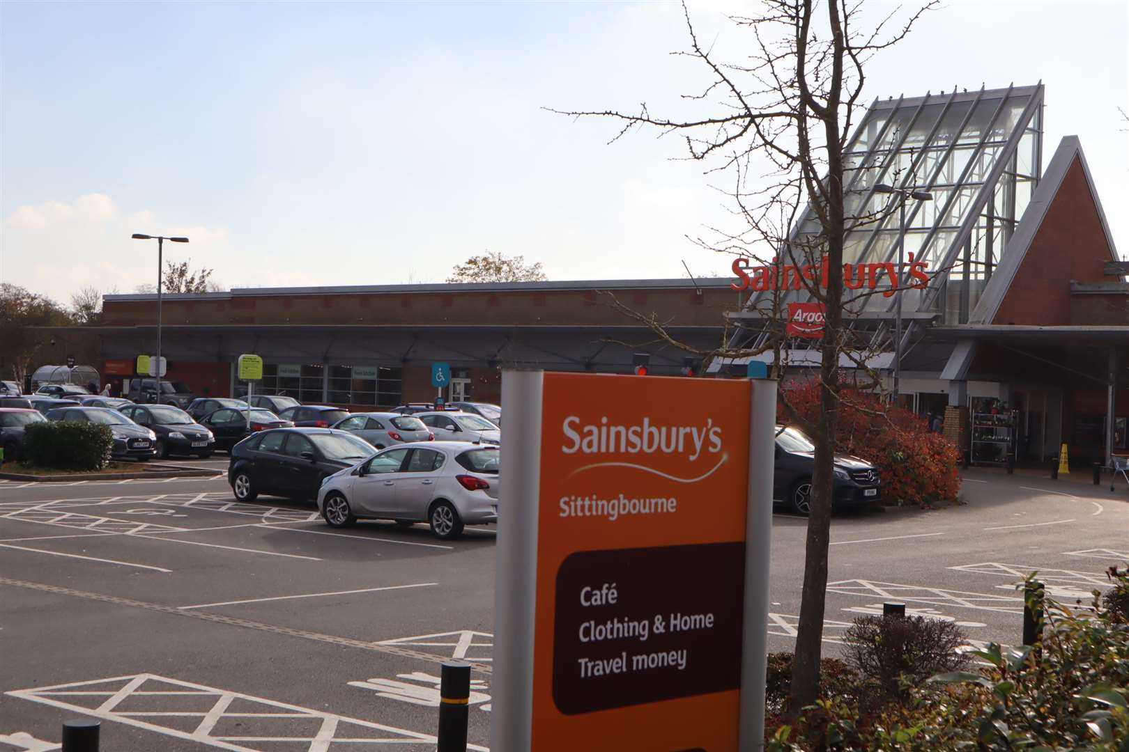 Sainsbury's supermarket in the Avenue of Remembrance, Sittingbourne