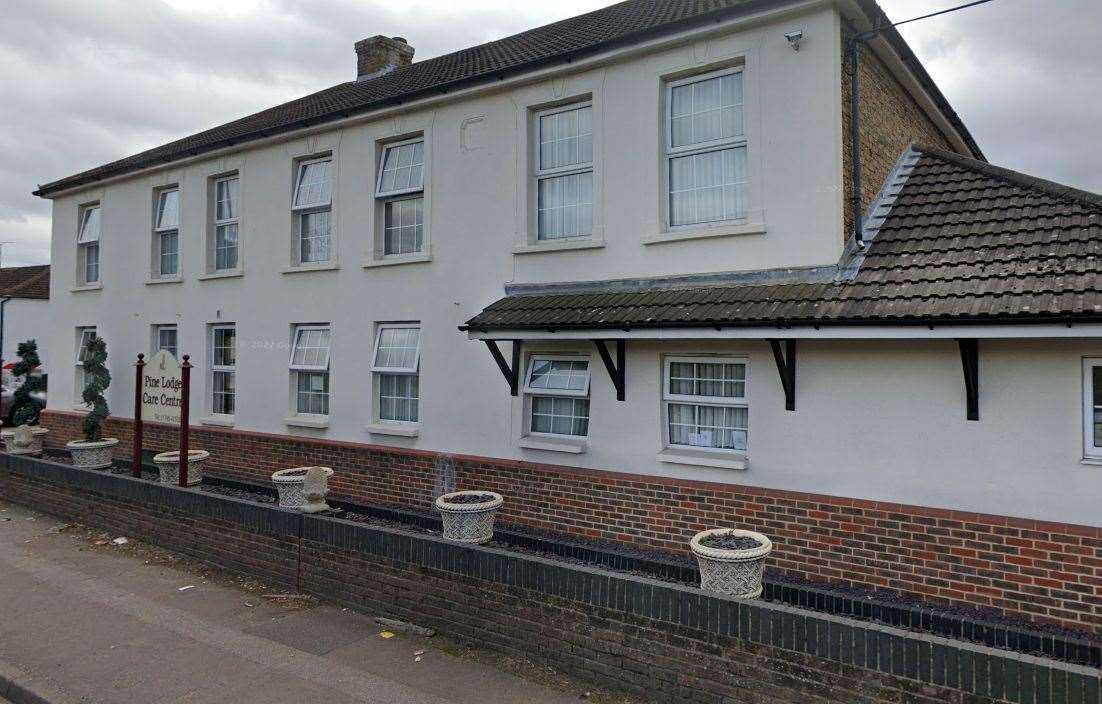 Pine Lodge Care Home in Sittingbourne has been placed into special measures. Picture: Google Maps