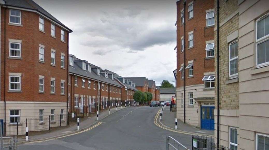 The robbery happened in Parham Road, Canterbury. Picture: Google Street View