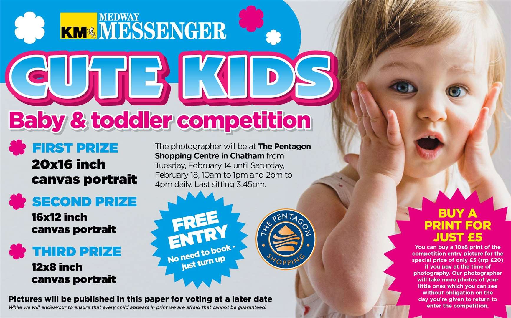 Medway Messenger's Cute Kids Competition returns again in 2023