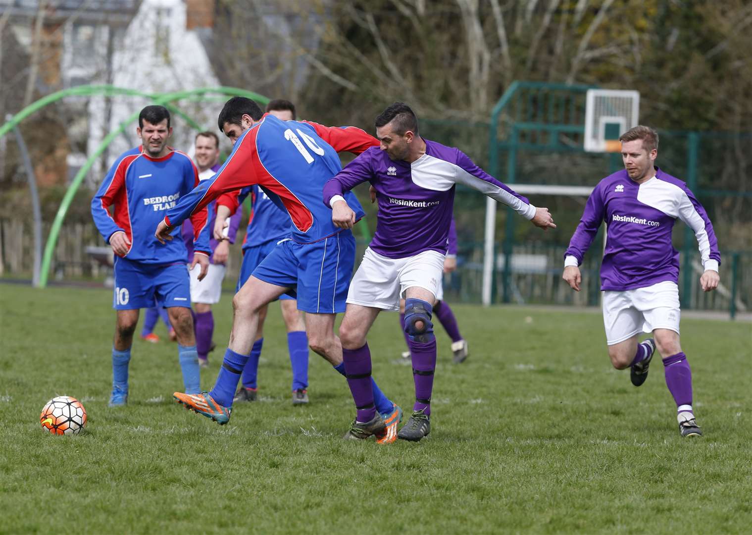 Wayne Duck (in purple) was a keen footballer with Park Royal