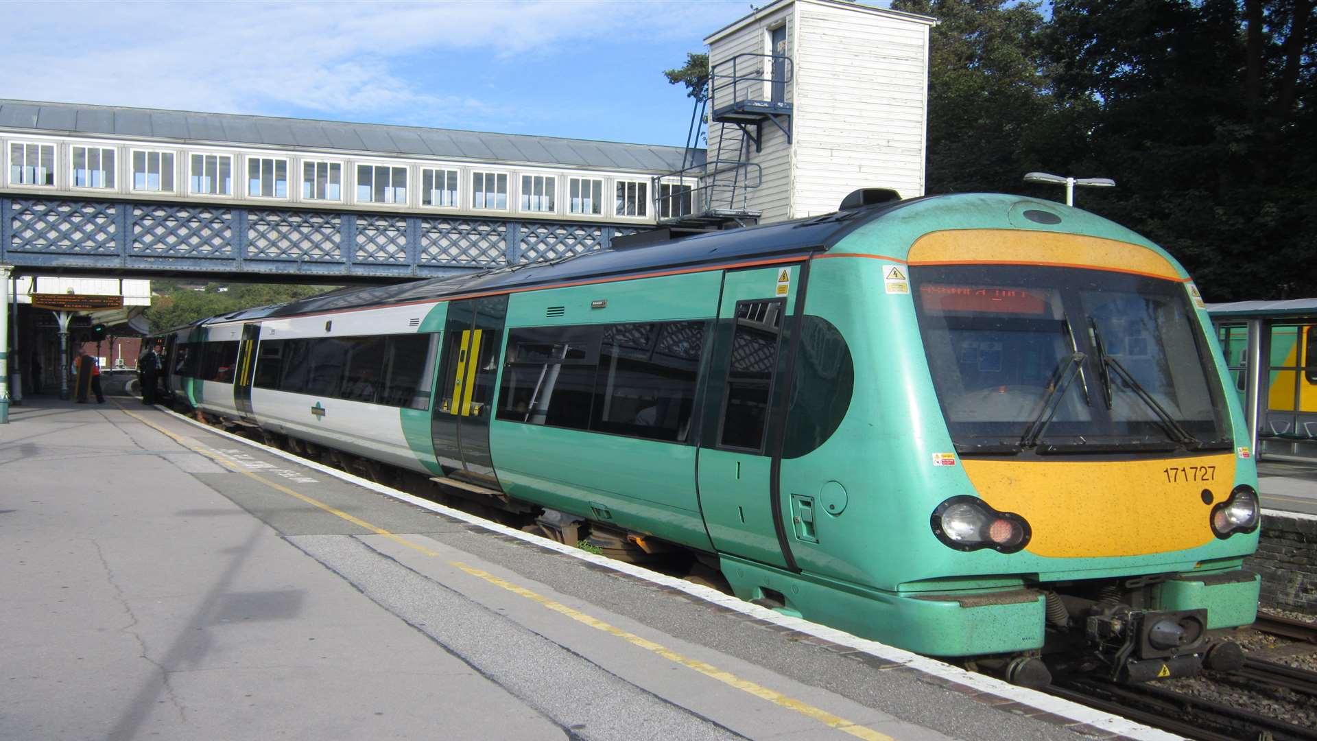 A Southern Rail train. Stock picture.