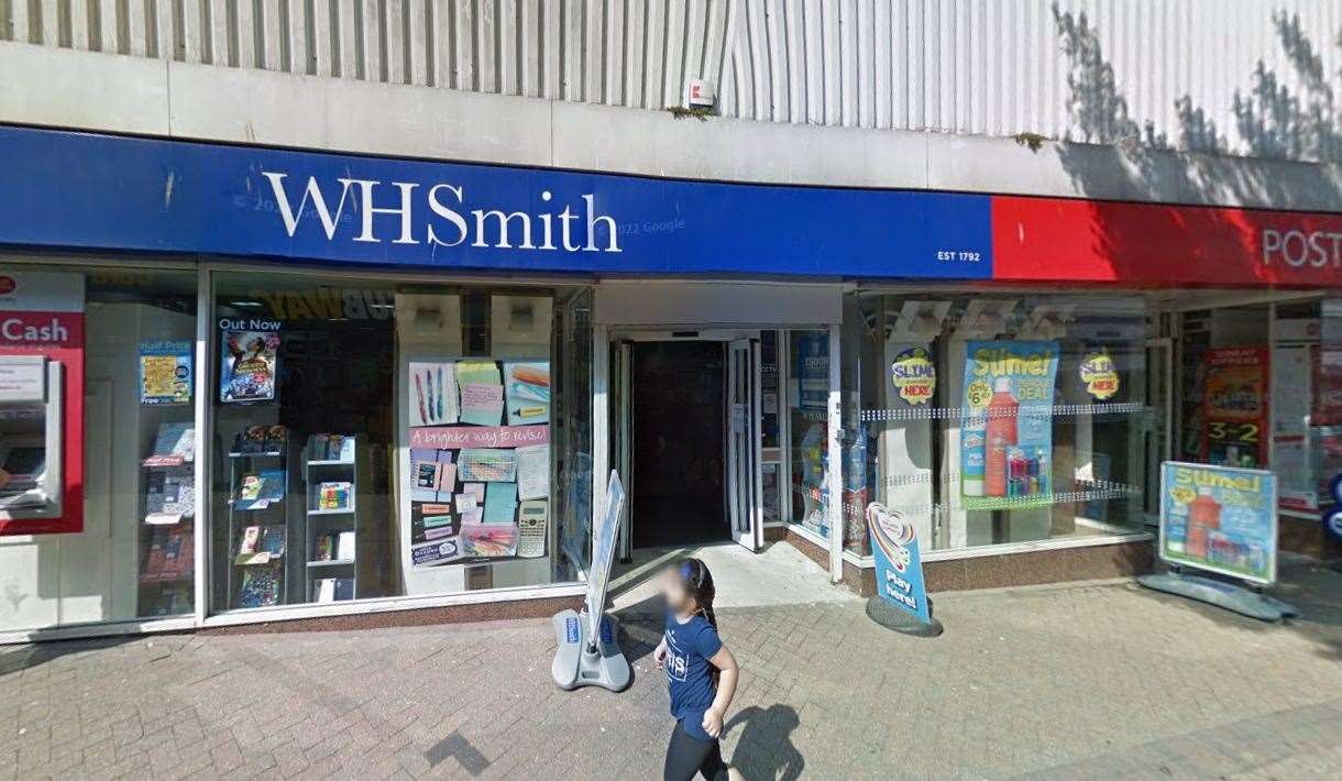 WHSmith in Margate High Street is set to close in April. Picture: Google