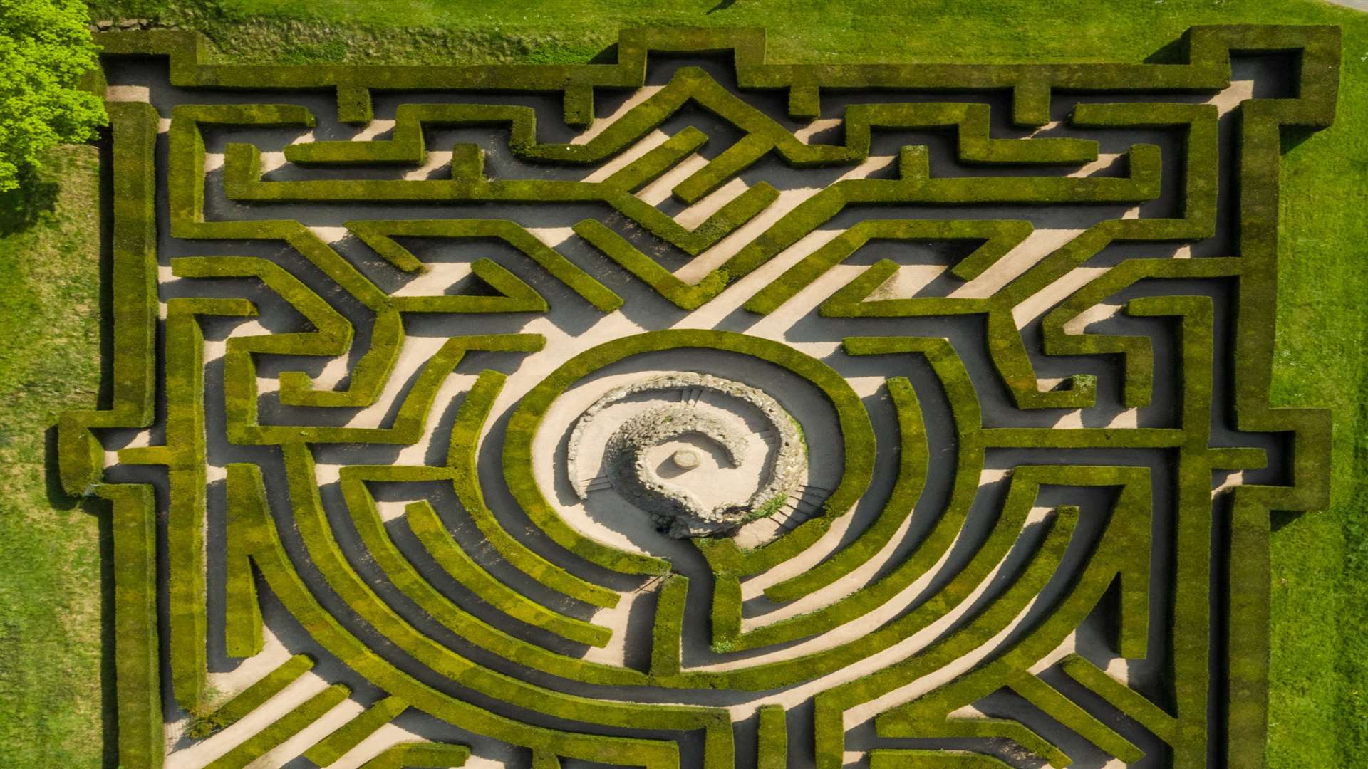 The Leeds Castle maze