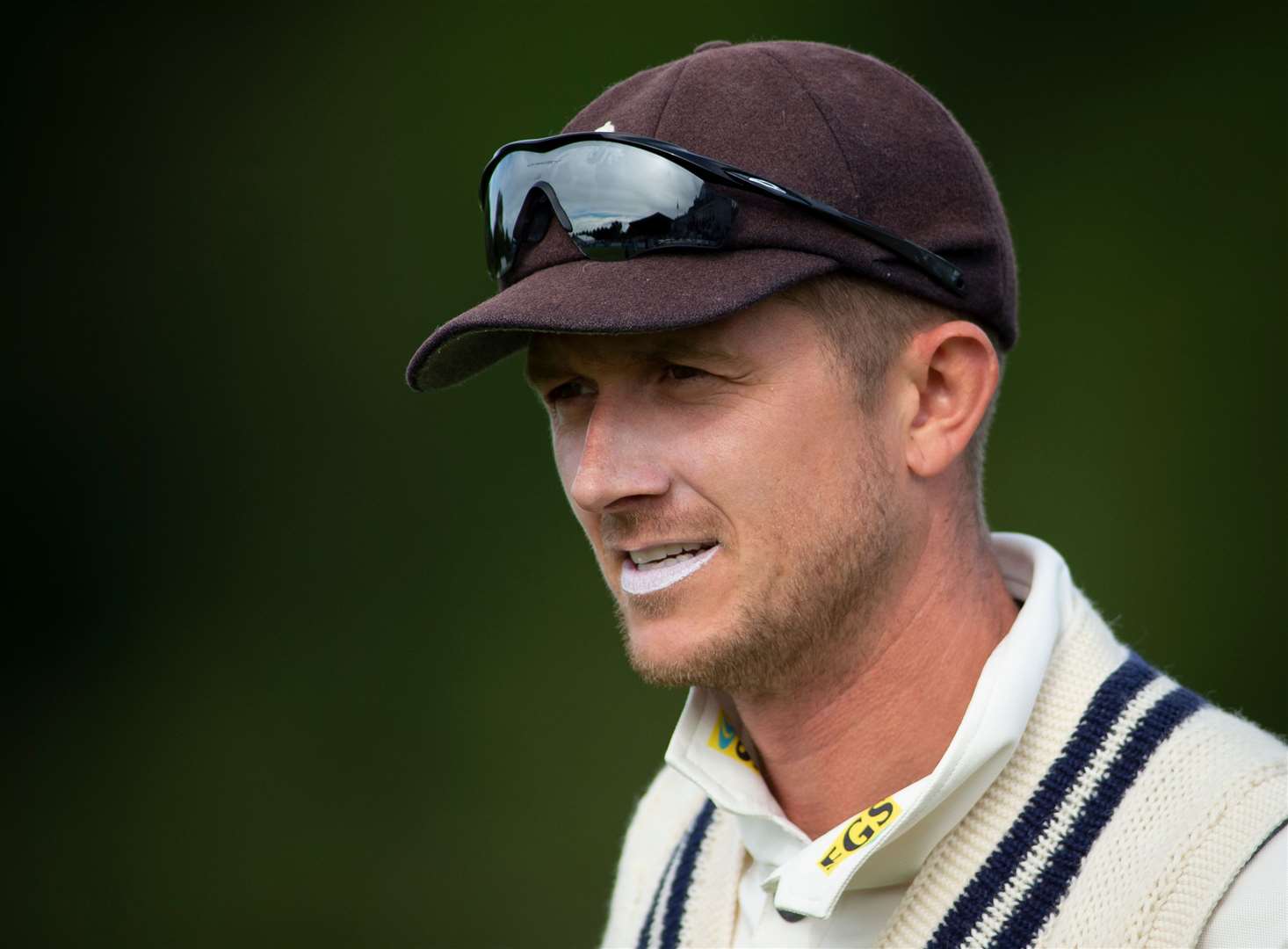 Kent's |Joe Denly - took the late wicket of Jonny Tattersall on day two at Yorkshire. Picture: Ady Kerry