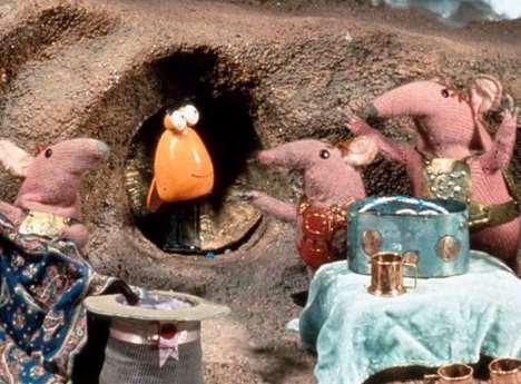 The clangers. Picture: BBC