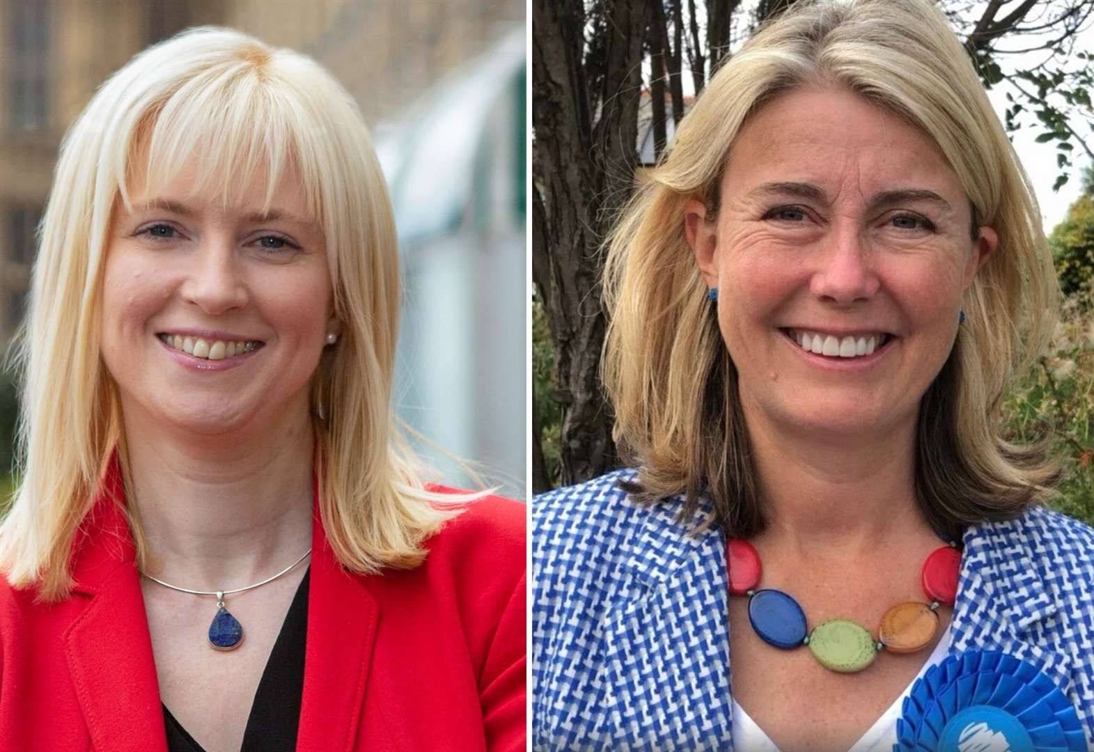 Rosie Duffield and Anna Firth