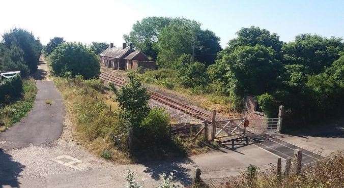 The development would provide 26 park homes at the abandoned railway station in Lydd. Picture: Keith Forward