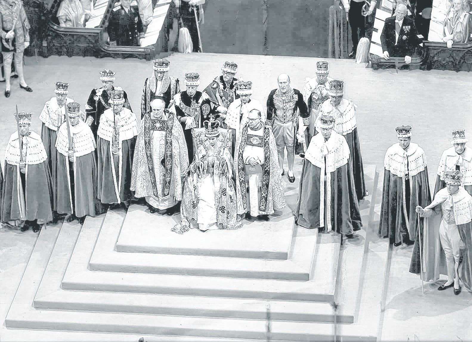 The Queen's Coronation was watched by millions on television