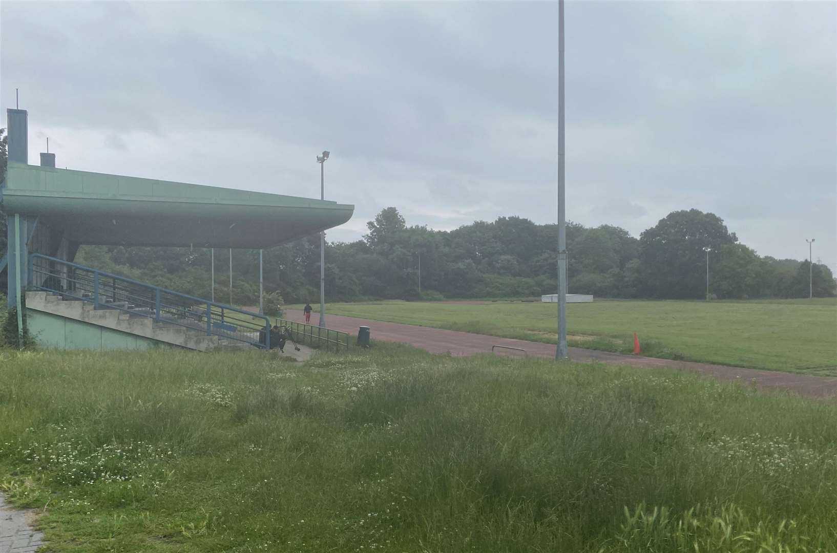 The running track and Deangate Ridge Sports Complex