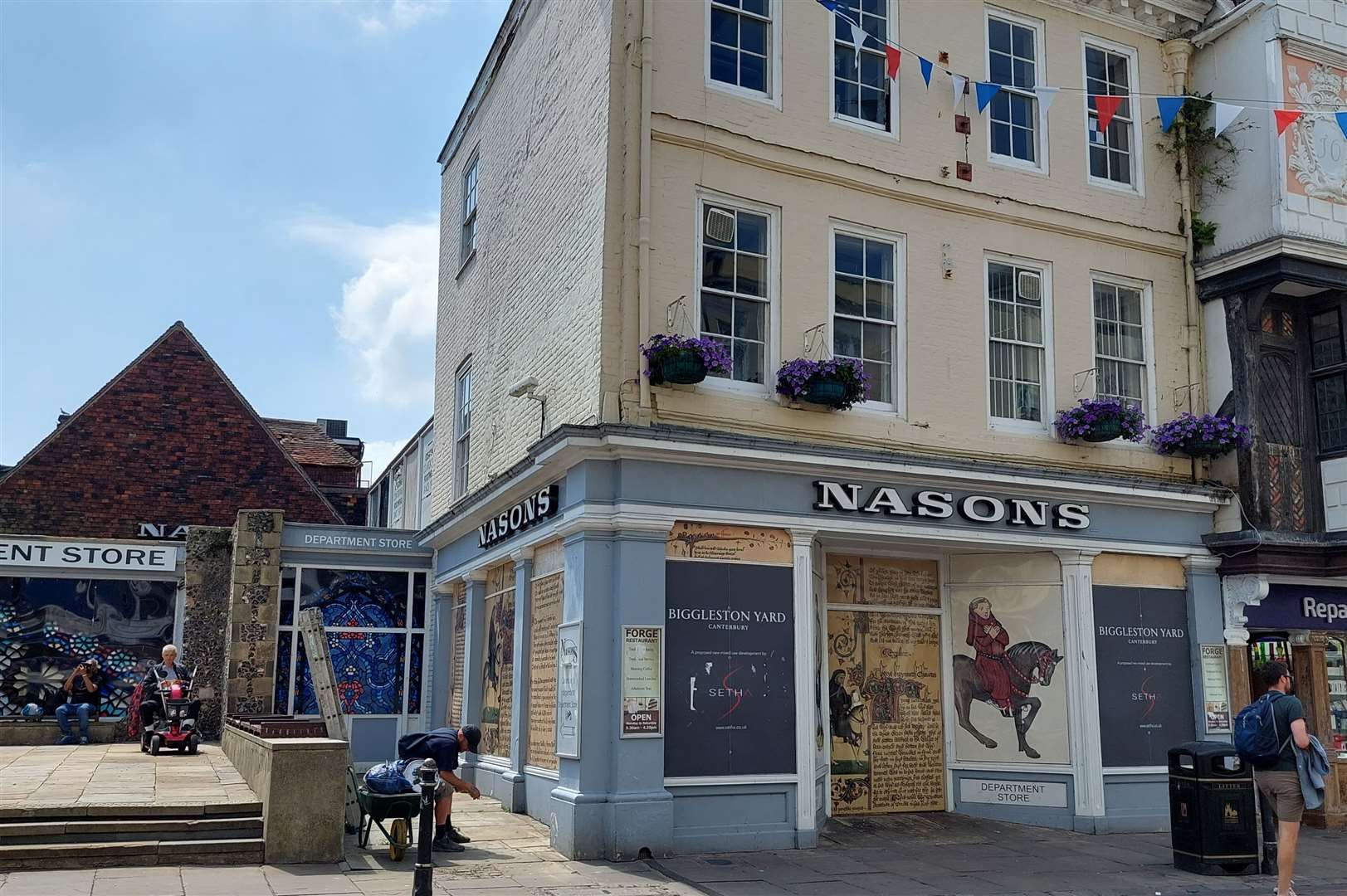 How the former Nasons store in Canterbury city centre looks today