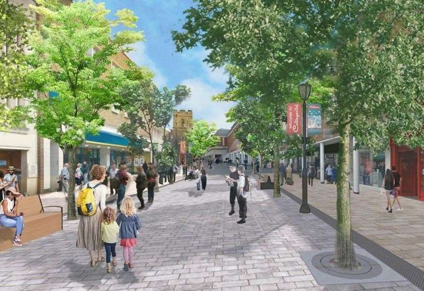 How St George's Street would look