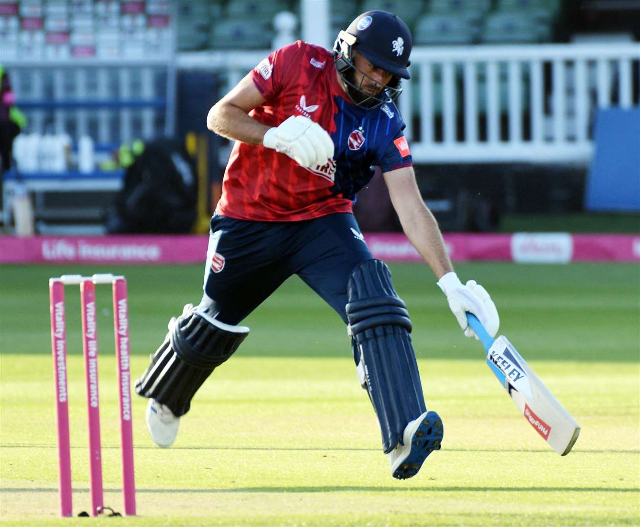 Jack Leaning - finished 37 not out off 18 balls on Tuesday night. Picture: Barry Goodwin