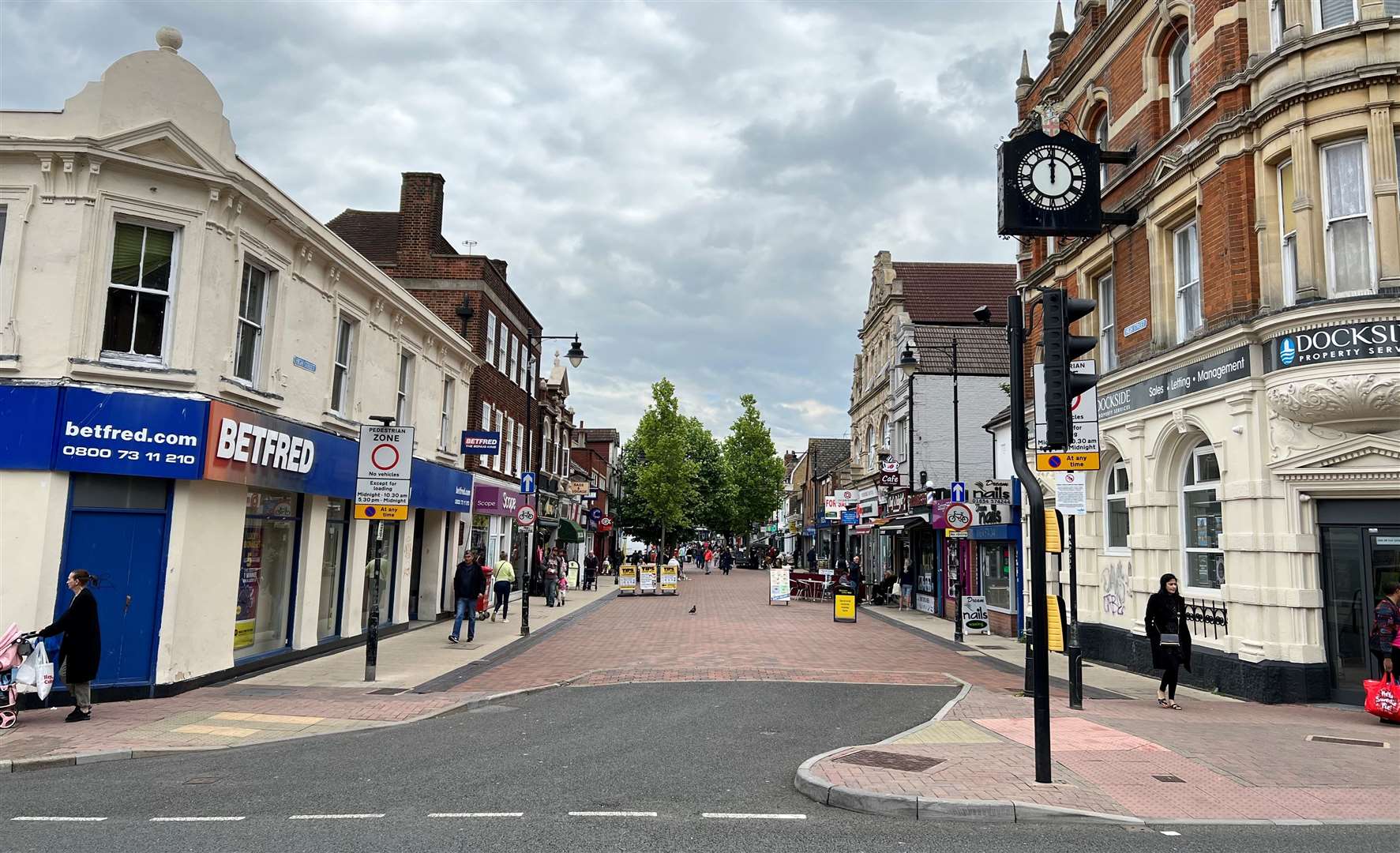 The robbery happened in Gillingham high street. Stock image: Barry Goodwin