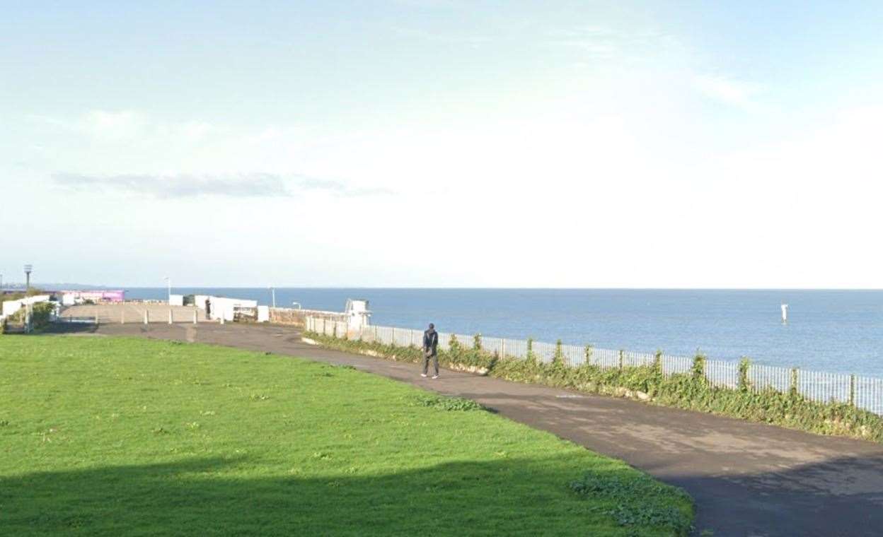 Police were called to Fort Promenade, Margate, yesterday morning. Picture: Google