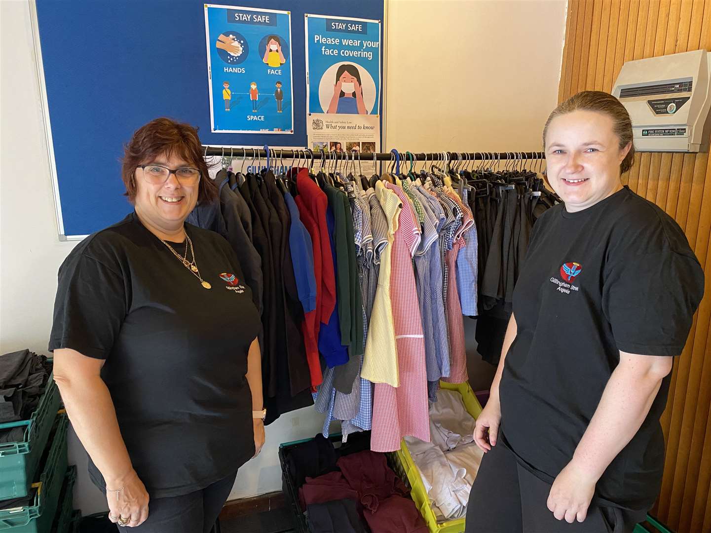 Gina Carpenter and Kylie Davies volunteer at the Gillingham Street Angels and helped set up the initiative