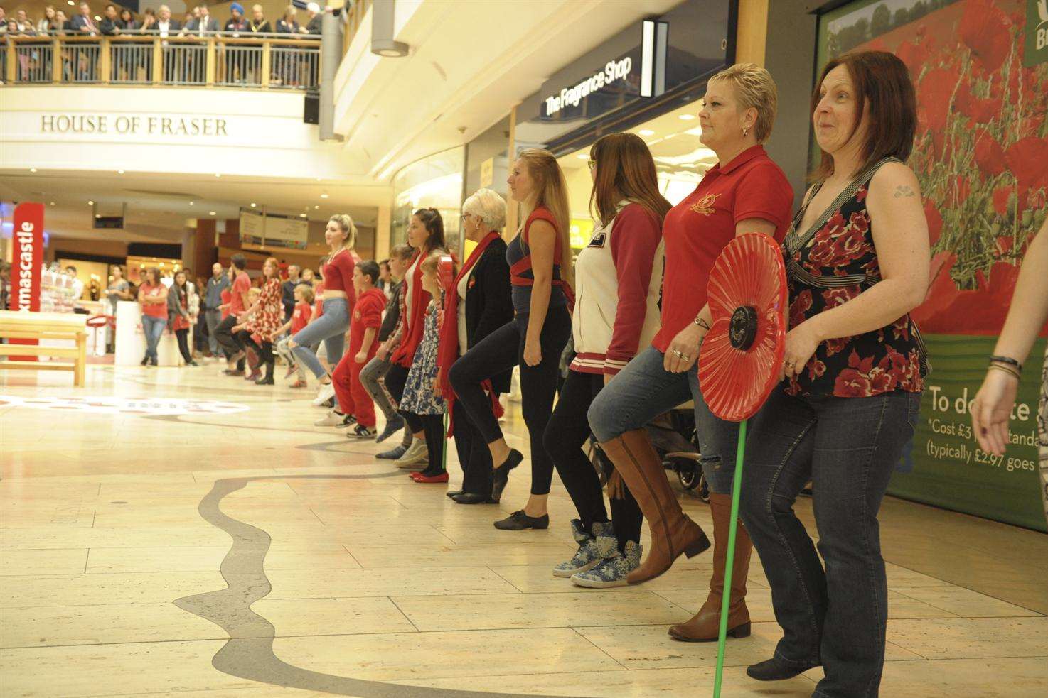 The Poppy Appeal launch at Bluewater