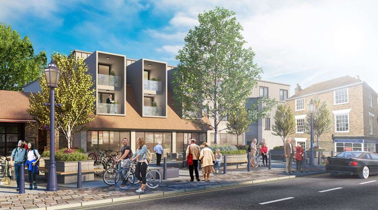 Initial designs for the Town Square House development were not well received. Picture: In5 Group