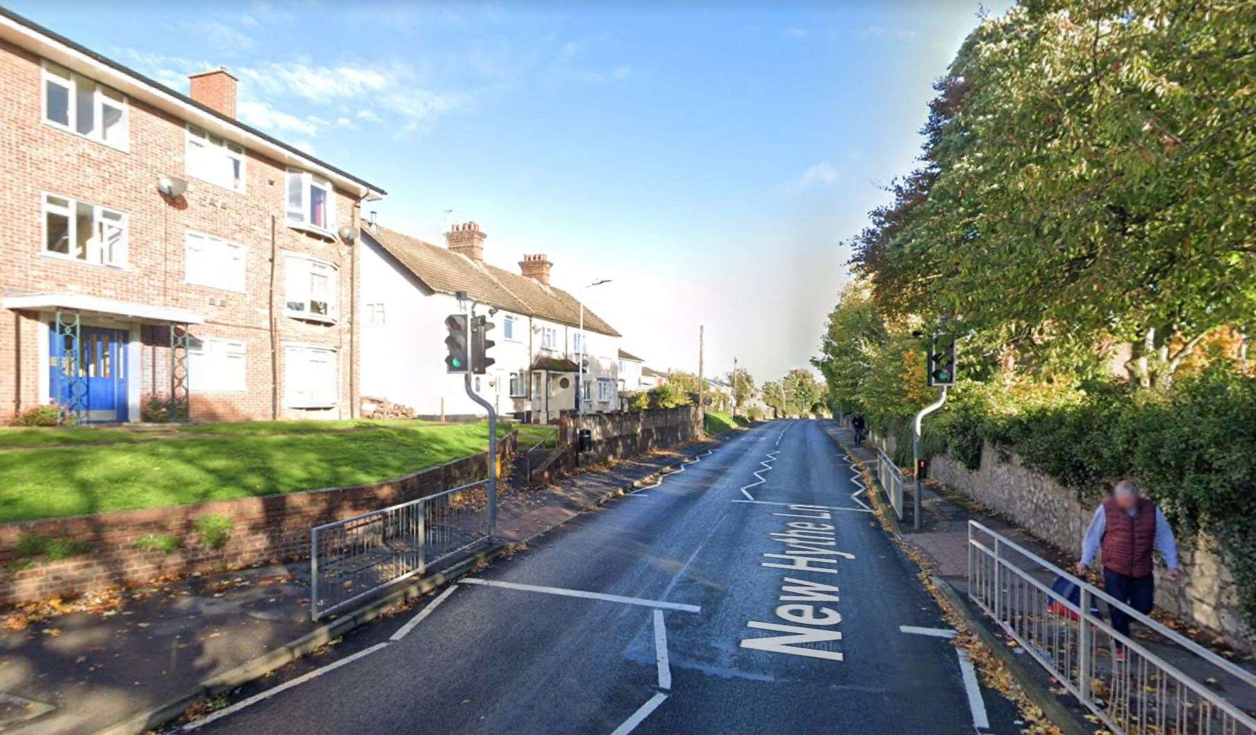 New Hythe Lane in Larkfield will be shut for three days. Picture: Google